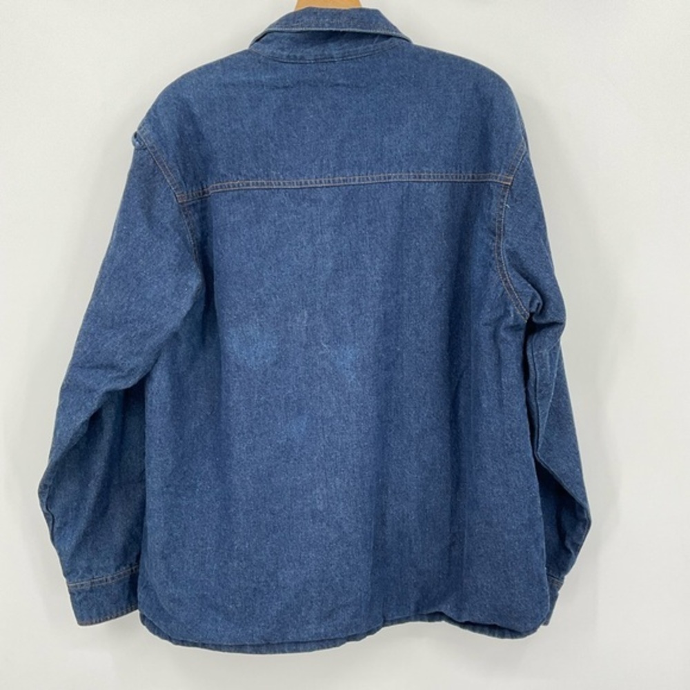 Vintage Duke Haband Fleece lined Denim Jacket Size Medium - Picture 4 of 6